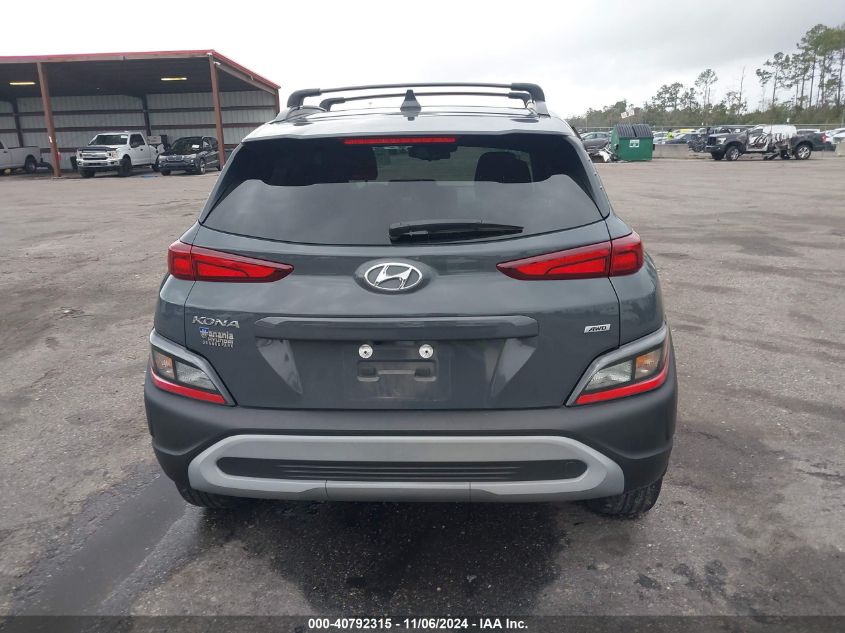 2023 Hyundai Kona Sel VIN: KM8K6CAB9PU984921 Lot: 40792315