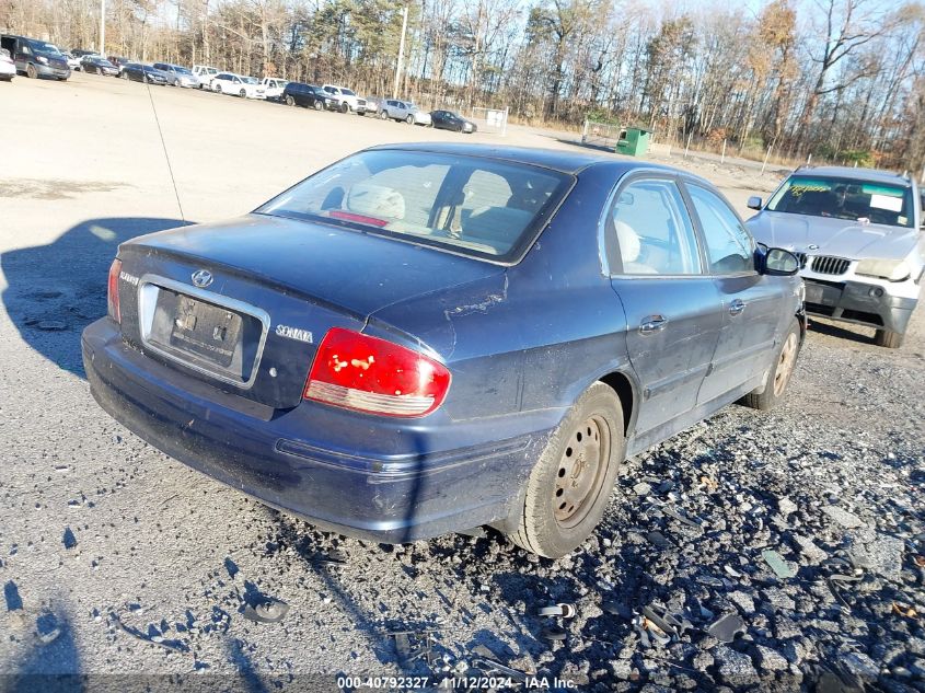 2004 Hyundai Sonata Base (A4) VIN: KMHWF25SX4A018130 Lot: 40792327