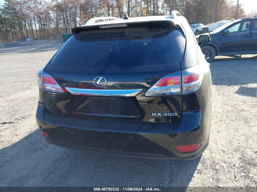 2013 Lexus Rx 350 VIN: 2T2BK1BA8DC222999 Lot: 40792332