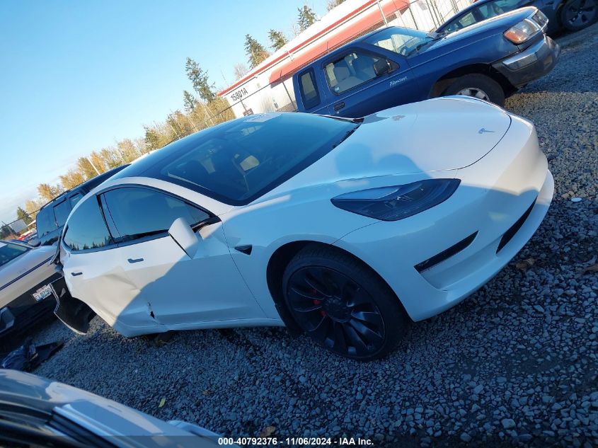 2023 Tesla Model 3 Performance Dual Motor All-Wheel Drive VIN: 5YJ3E1EC6PF553660 Lot: 40792376