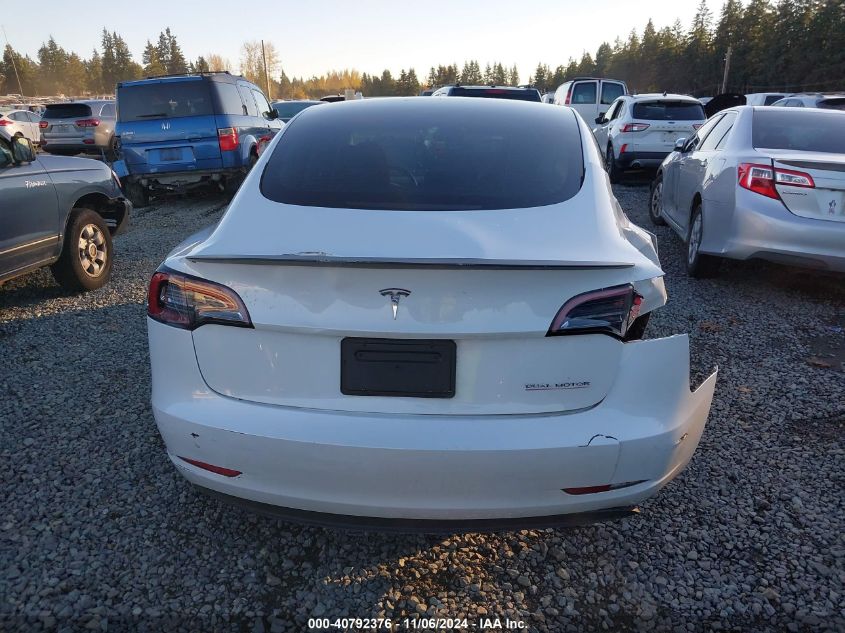 2023 Tesla Model 3 Performance Dual Motor All-Wheel Drive VIN: 5YJ3E1EC6PF553660 Lot: 40792376