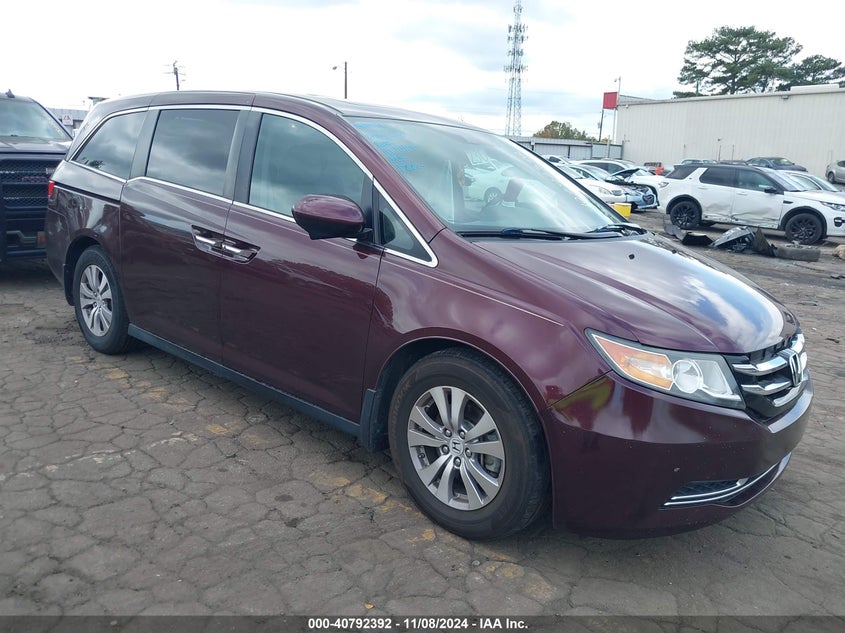 Vin: 5fnrl5h67fb085577, lot: 41281877, honda odyssey ex-l 20151