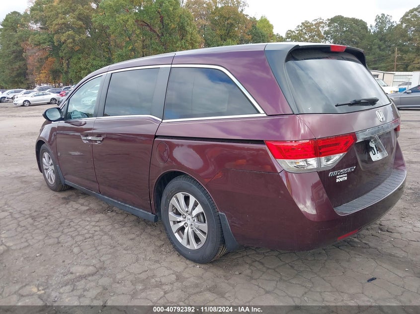 Vin: 5fnrl5h67fb085577, lot: 41281877, honda odyssey ex-l 20153