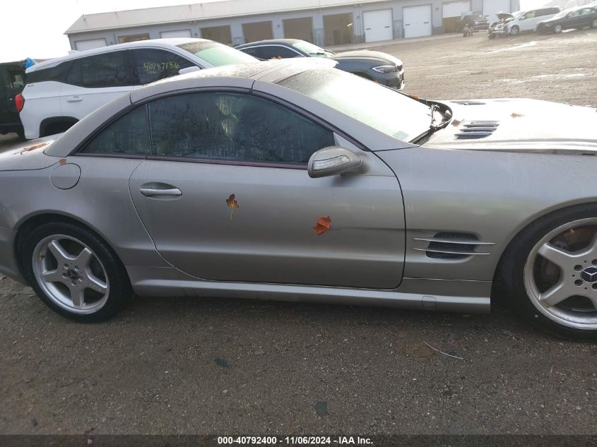 2004 Mercedes-Benz Sl-Class Base (A7) VIN: WDBSK75F14F070309 Lot: 40792400