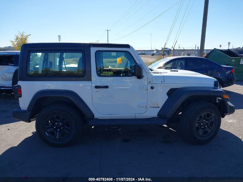 2021 Jeep Wrangler Sport 4X4 VIN: 1C4GJXAN9MW522823 Lot: 40792408