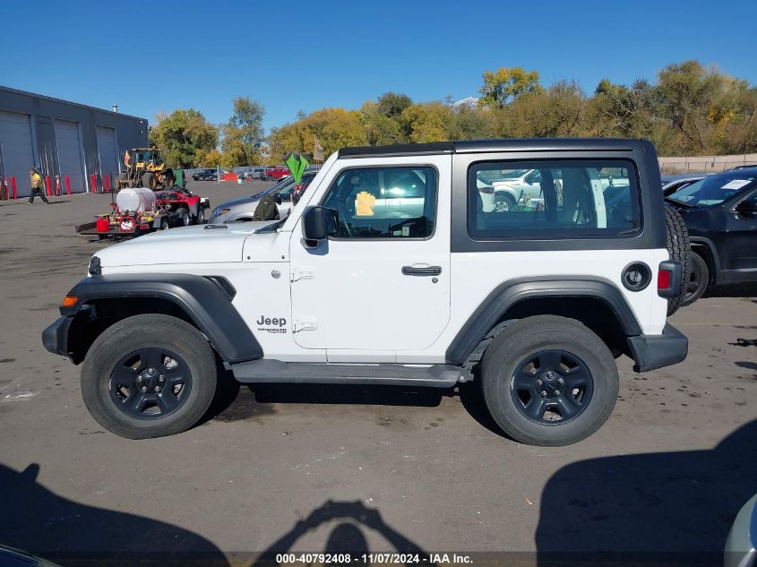 2021 Jeep Wrangler Sport 4X4 VIN: 1C4GJXAN9MW522823 Lot: 40792408