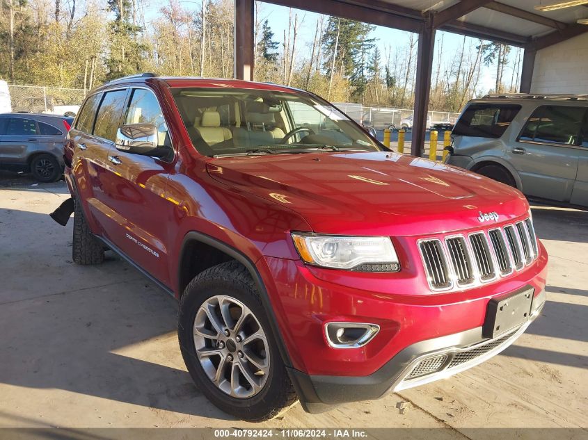 2014 Jeep Grand Cherokee Limited VIN: 1C4RJFBG4EC526087 Lot: 40792424