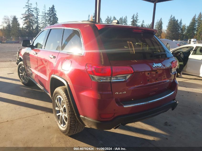 2014 Jeep Grand Cherokee Limited VIN: 1C4RJFBG4EC526087 Lot: 40792424