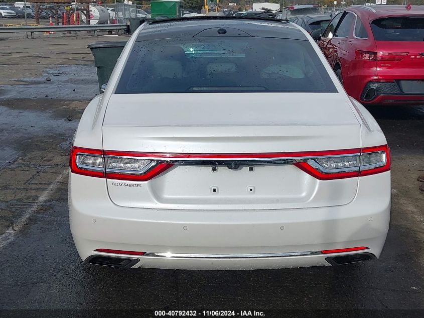 2017 Lincoln Continental Select VIN: 1LN6L9SK2H5602221 Lot: 40792432