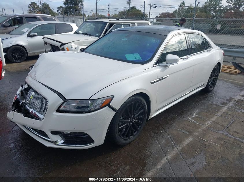 2017 Lincoln Continental Select VIN: 1LN6L9SK2H5602221 Lot: 40792432