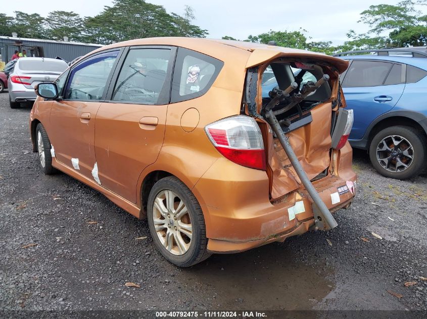 2009 Honda Fit Sport VIN: JHMGE884X9S063807 Lot: 40792475