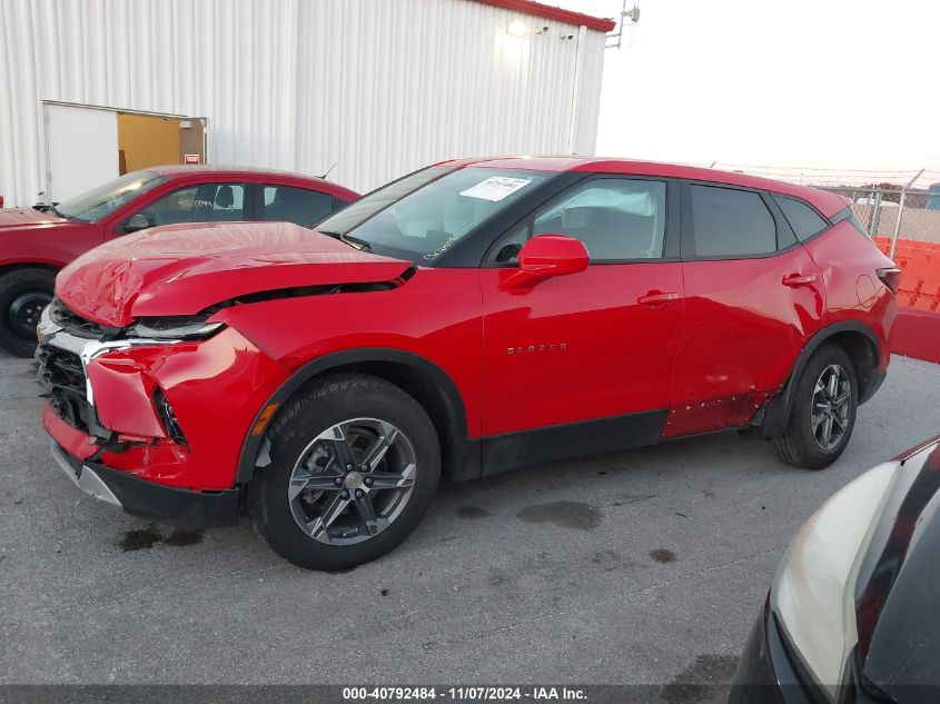 2023 Chevrolet Blazer Fwd 2Lt VIN: 3GNKBCR4XPS158270 Lot: 40792484