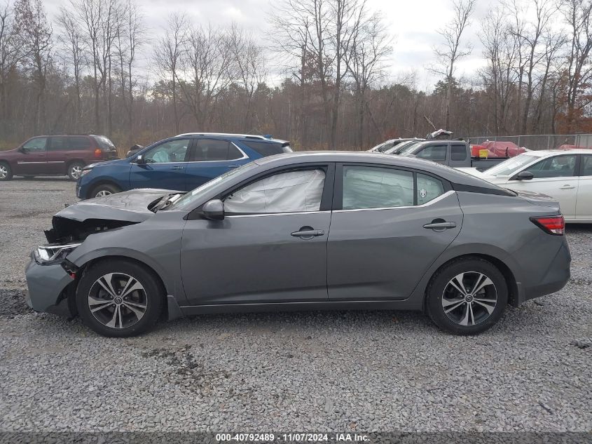 2021 Nissan Sentra Sv Xtronic Cvt VIN: 3N1AB8CV2MY257552 Lot: 40792489