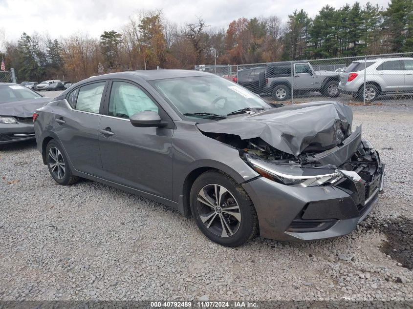 2021 Nissan Sentra Sv Xtronic Cvt VIN: 3N1AB8CV2MY257552 Lot: 40792489