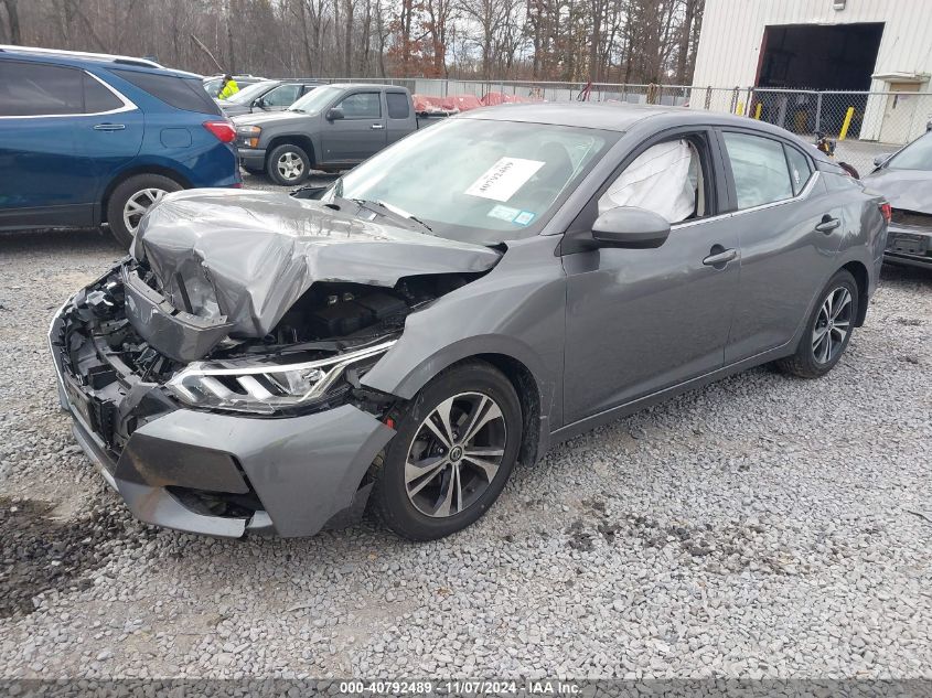 2021 Nissan Sentra Sv Xtronic Cvt VIN: 3N1AB8CV2MY257552 Lot: 40792489