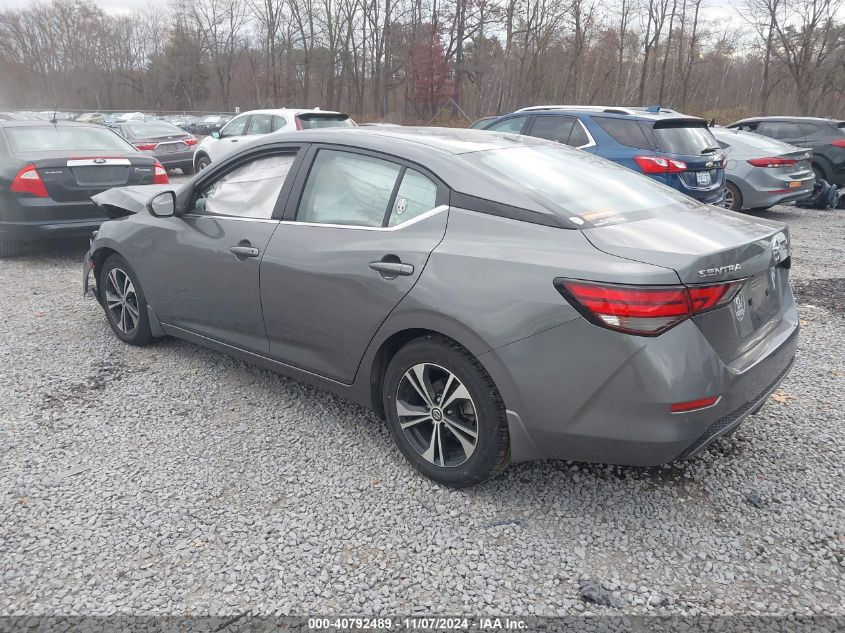 2021 Nissan Sentra Sv Xtronic Cvt VIN: 3N1AB8CV2MY257552 Lot: 40792489