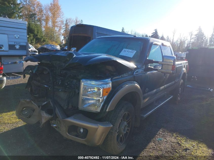 2013 Ford F-350 Lariat VIN: 1FT8W3BT8DEA25750 Lot: 40792492