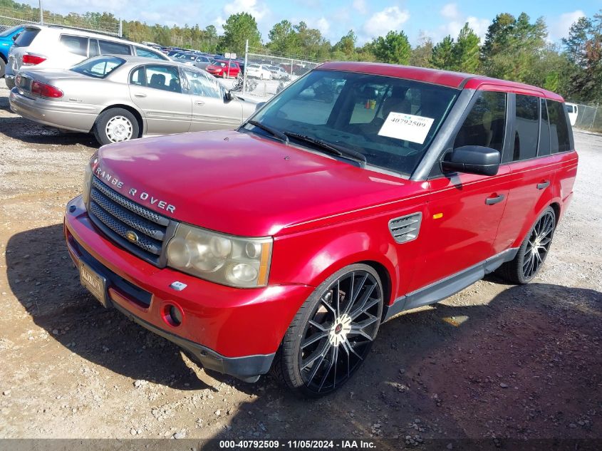 2006 Land Rover Range Rover Sport Hse VIN: SALSF25496A917383 Lot: 40792509