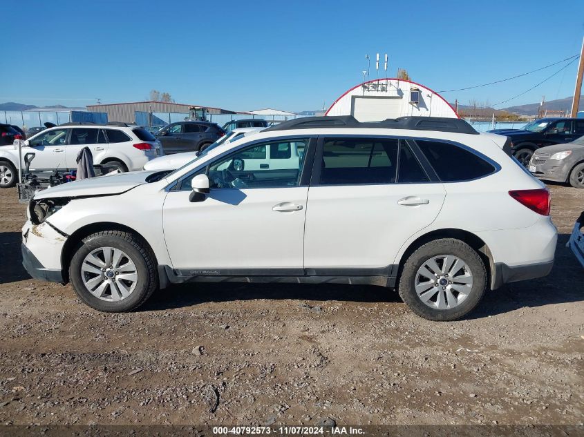 2015 Subaru Outback 2.5I Premium VIN: 4S4BSACC9F3322234 Lot: 40792573