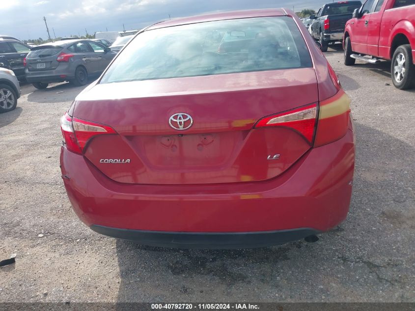 2016 TOYOTA COROLLA LE - 2T1BURHE5GC708262