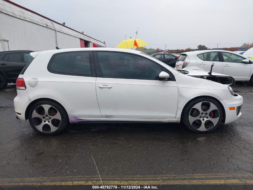 2013 Volkswagen Gti 2-Door (A6) (Discontinued) VIN: WVWFV7AJ4DW076335 Lot: 40792776