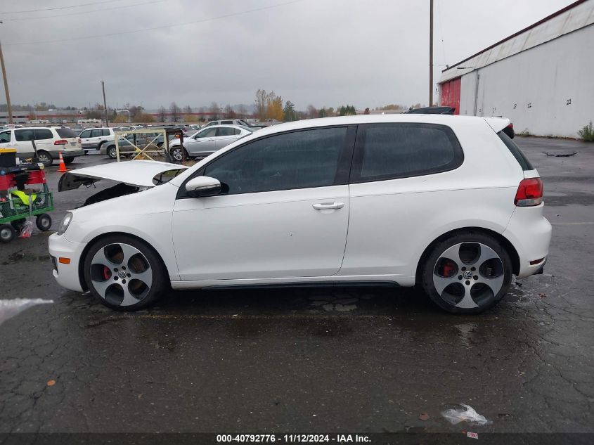 2013 Volkswagen Gti 2-Door (A6) (Discontinued) VIN: WVWFV7AJ4DW076335 Lot: 40792776