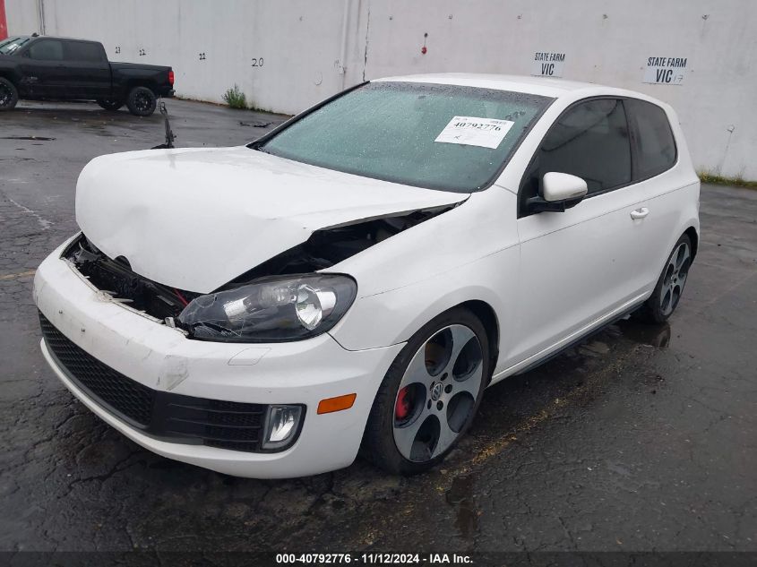 2013 Volkswagen Gti 2-Door (A6) (Discontinued) VIN: WVWFV7AJ4DW076335 Lot: 40792776