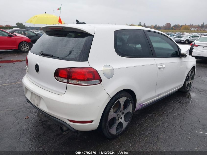 2013 Volkswagen Gti 2-Door (A6) (Discontinued) VIN: WVWFV7AJ4DW076335 Lot: 40792776