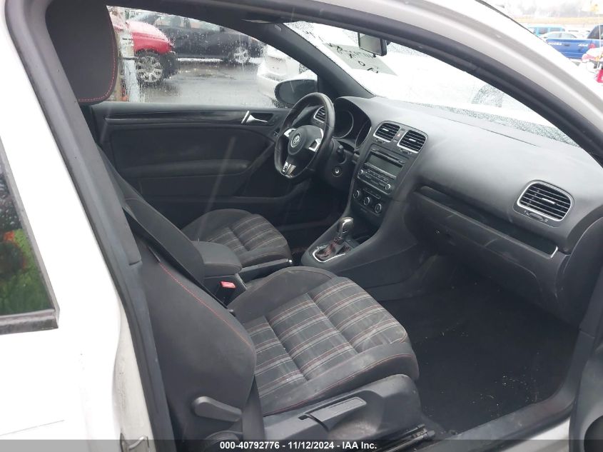 2013 Volkswagen Gti 2-Door (A6) (Discontinued) VIN: WVWFV7AJ4DW076335 Lot: 40792776