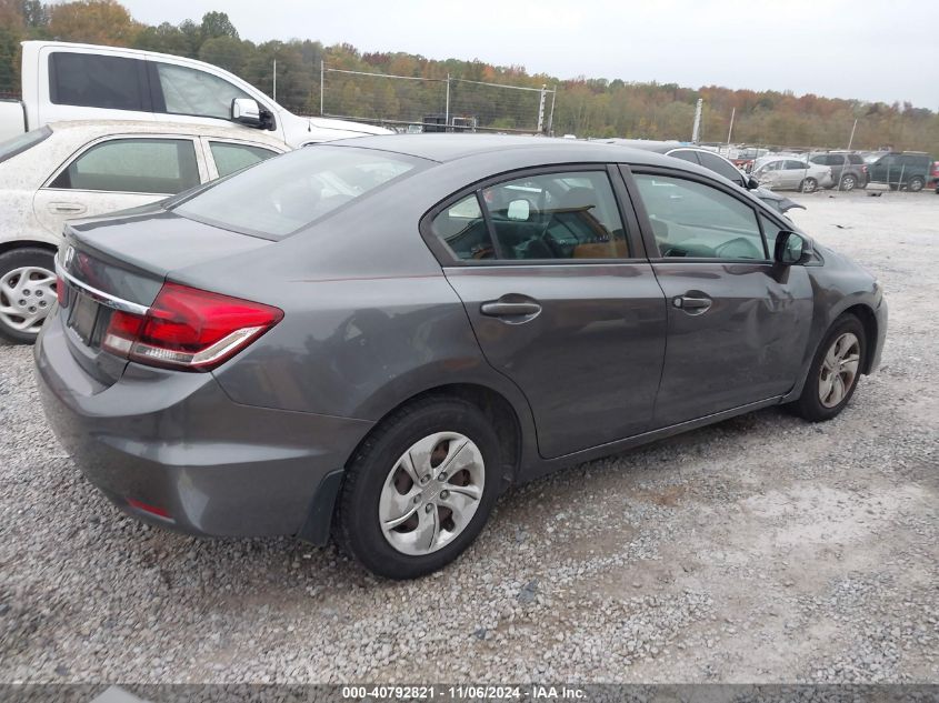 2013 Honda Civic Lx VIN: 19XFB2F54DE204011 Lot: 40792821