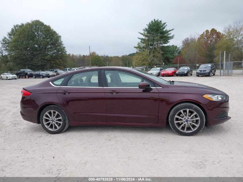 2017 FORD FUSION SE - 3FA6P0H79HR338988