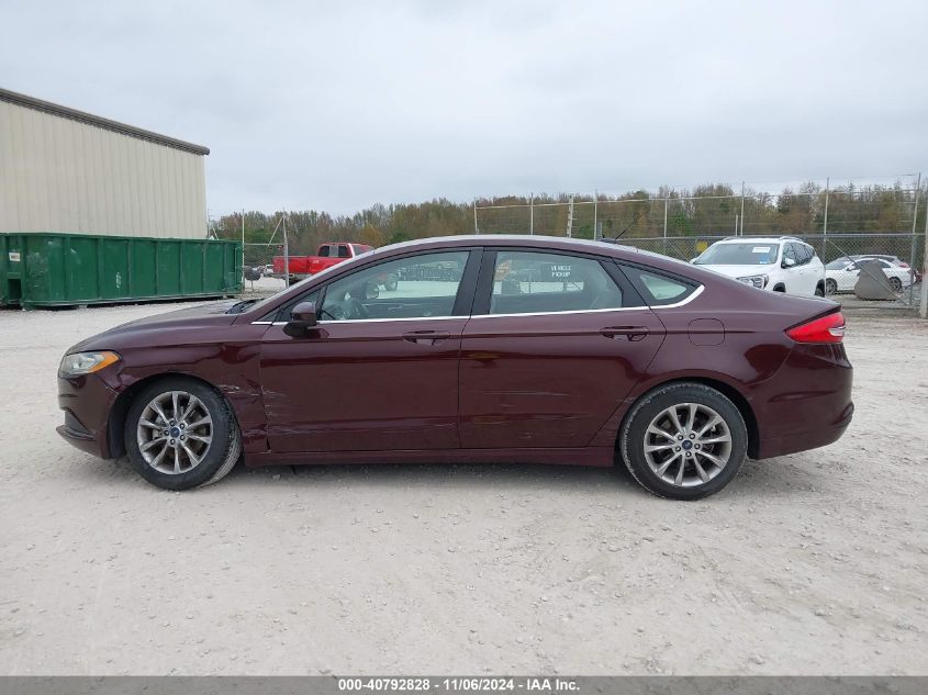 2017 Ford Fusion Se VIN: 3FA6P0H79HR338988 Lot: 40792828