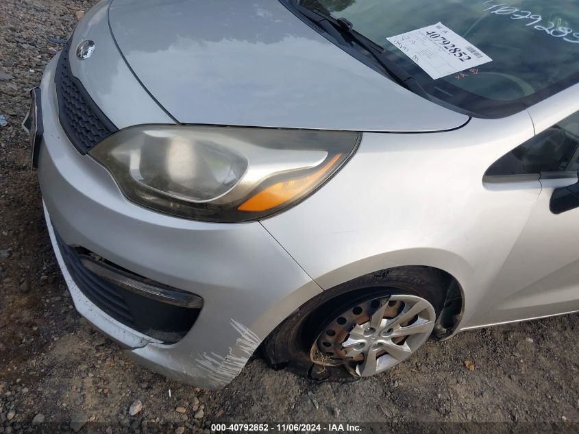 2017 Kia Rio Lx VIN: KNADM4A31H6009639 Lot: 40792852