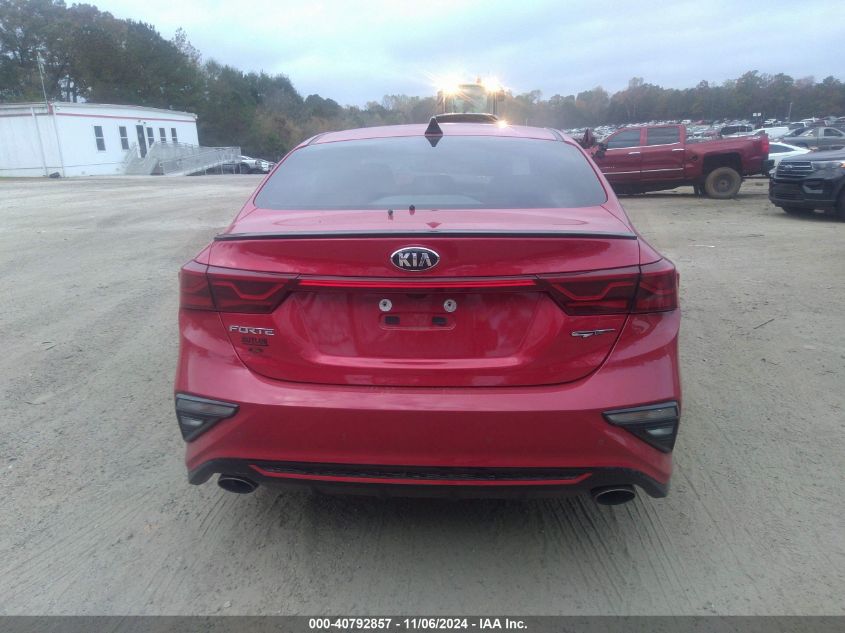 2021 Kia Forte Gt VIN: 3KPF44ACXME350599 Lot: 40792857