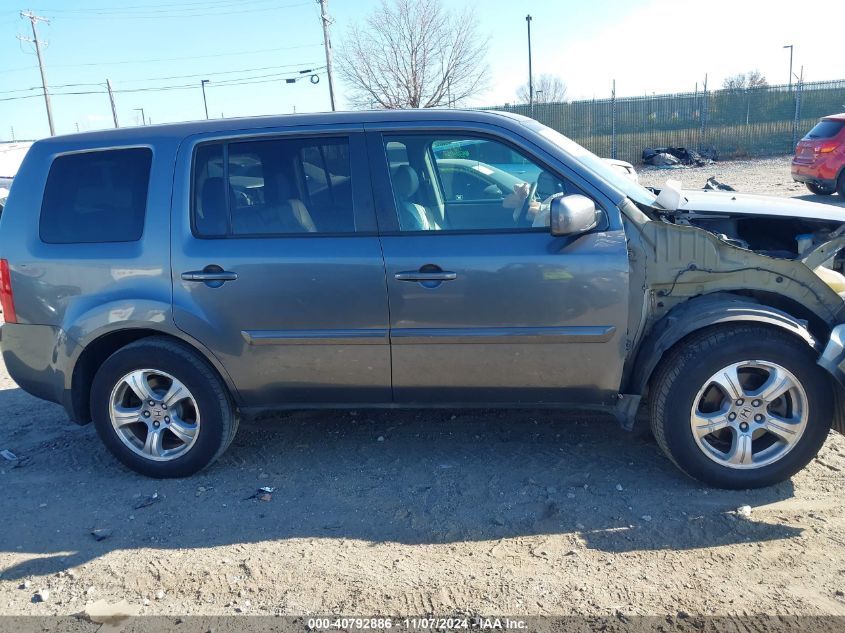 2012 Honda Pilot Ex-L VIN: 5FNYF4H52CB019938 Lot: 40792886