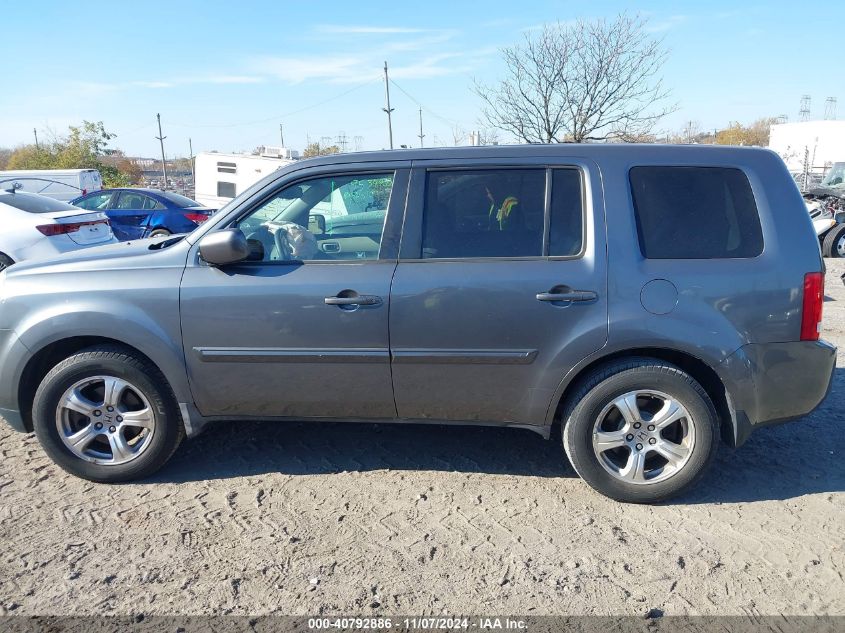 2012 Honda Pilot Ex-L VIN: 5FNYF4H52CB019938 Lot: 40792886