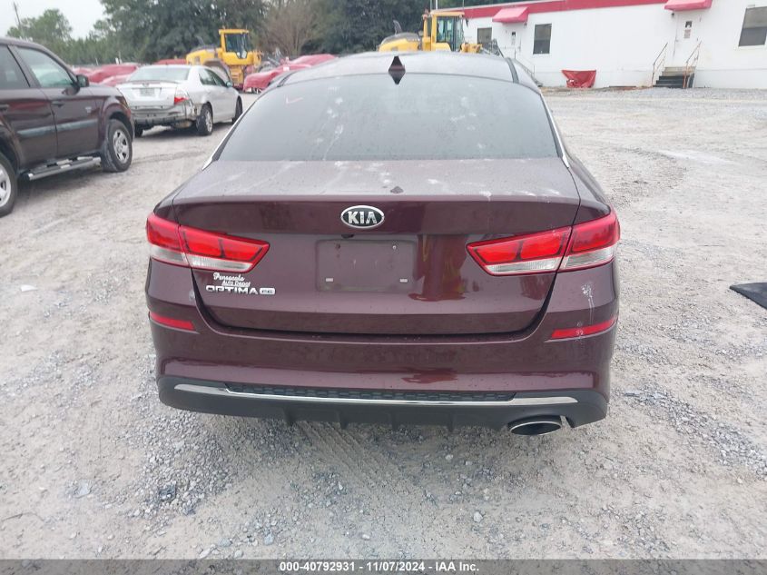 2019 Kia Optima Lx VIN: 5XXGT4L37KG286708 Lot: 40792931