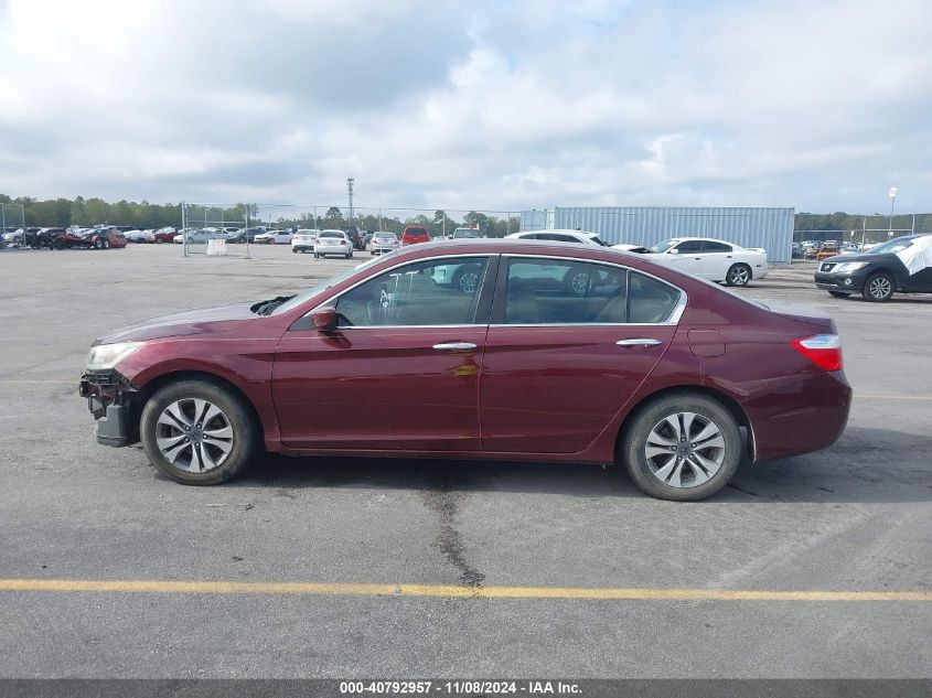 2013 Honda Accord Lx VIN: 1HGCR2F36DA212743 Lot: 40792957