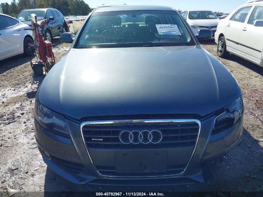 2012 Audi A4 2.0T Premium VIN: WAUMFAFL2CN013327 Lot: 40792967