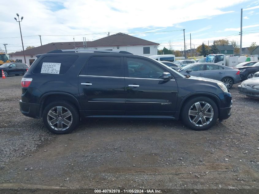 2011 GMC Acadia Denali VIN: 1GKKVTED2BJ336483 Lot: 40792978