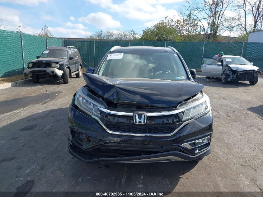 2016 Honda Cr-V Touring VIN: 2HKRM3H9XGH707717 Lot: 40792985