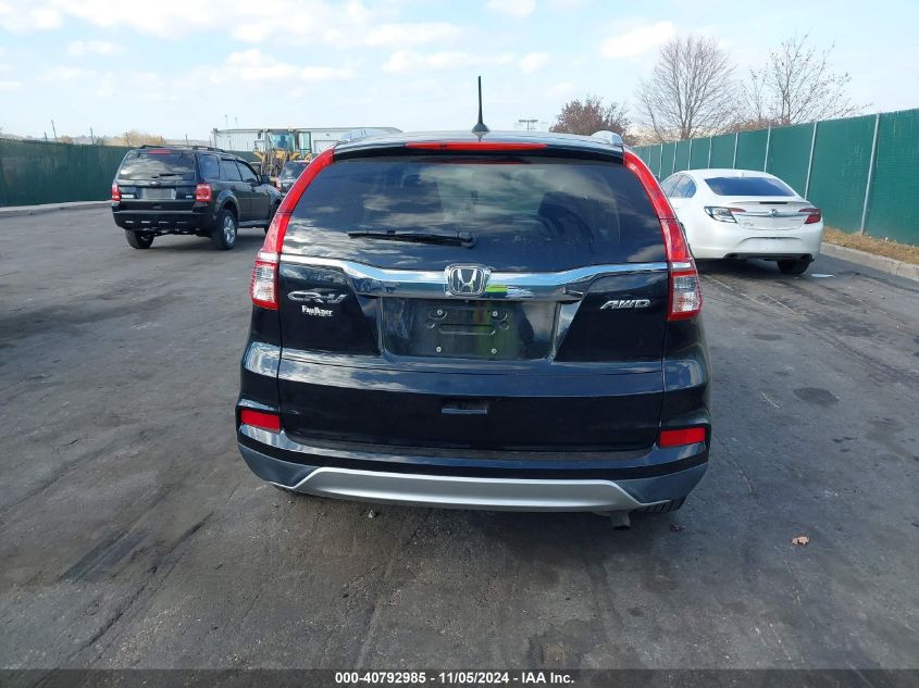 2016 Honda Cr-V Touring VIN: 2HKRM3H9XGH707717 Lot: 40792985