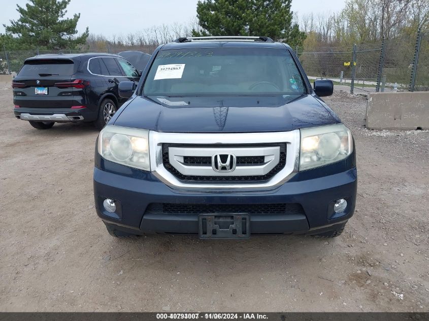 2010 Honda Pilot Touring VIN: 5FNYF4H88AB015903 Lot: 40793007