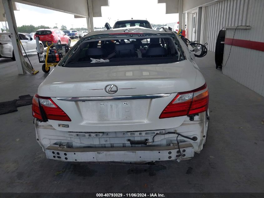 2012 Lexus Ls 460 VIN: JTHBL5EF3C5112131 Lot: 40793029