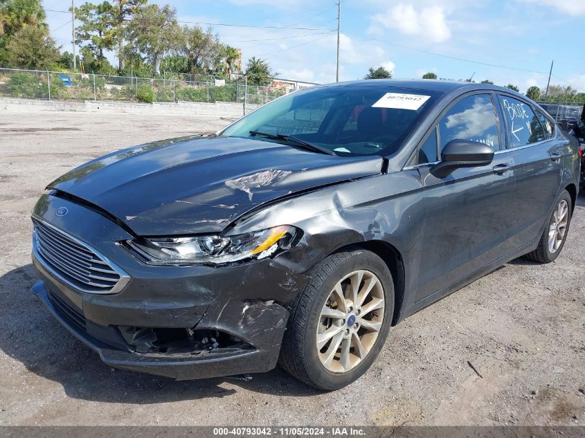 2017 Ford Fusion Se VIN: 3FA6P0H75HR279292 Lot: 40793042