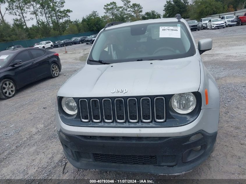 2016 Jeep Renegade Latitude VIN: ZACCJABT1GPD91218 Lot: 40793046