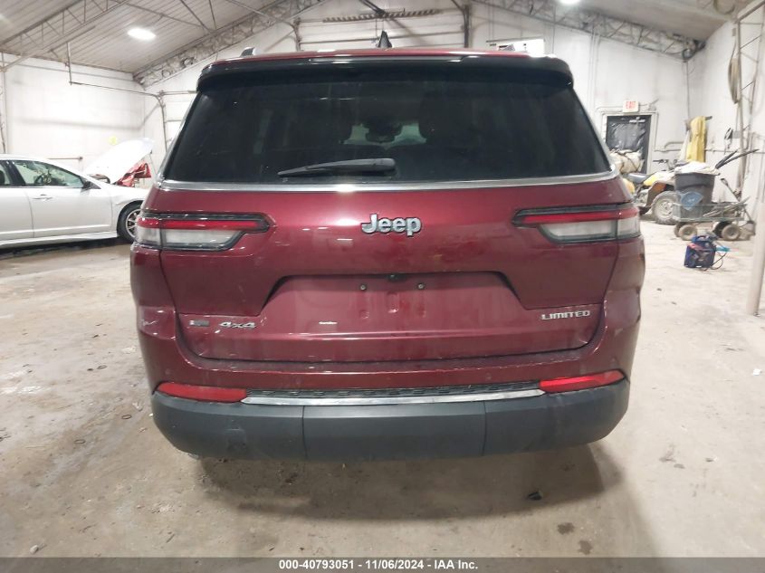 2021 Jeep Grand Cherokee L Limited 4X4 VIN: 1C4RJKBG7M8186279 Lot: 40793051