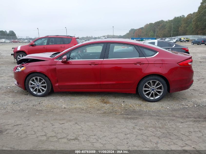 2017 Ford Fusion Se VIN: 3FA6P0HD4HR308660 Lot: 40793059