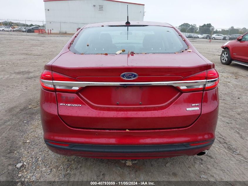 2017 Ford Fusion Se VIN: 3FA6P0HD4HR308660 Lot: 40793059