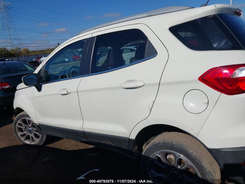 2020 Ford Ecosport Titanium VIN: MAJ6S3KL7LC338856 Lot: 40793078